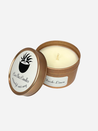 ‘Fresh-Linen’ Anti-mugkaars rosé-goud klein - CocoBuzz